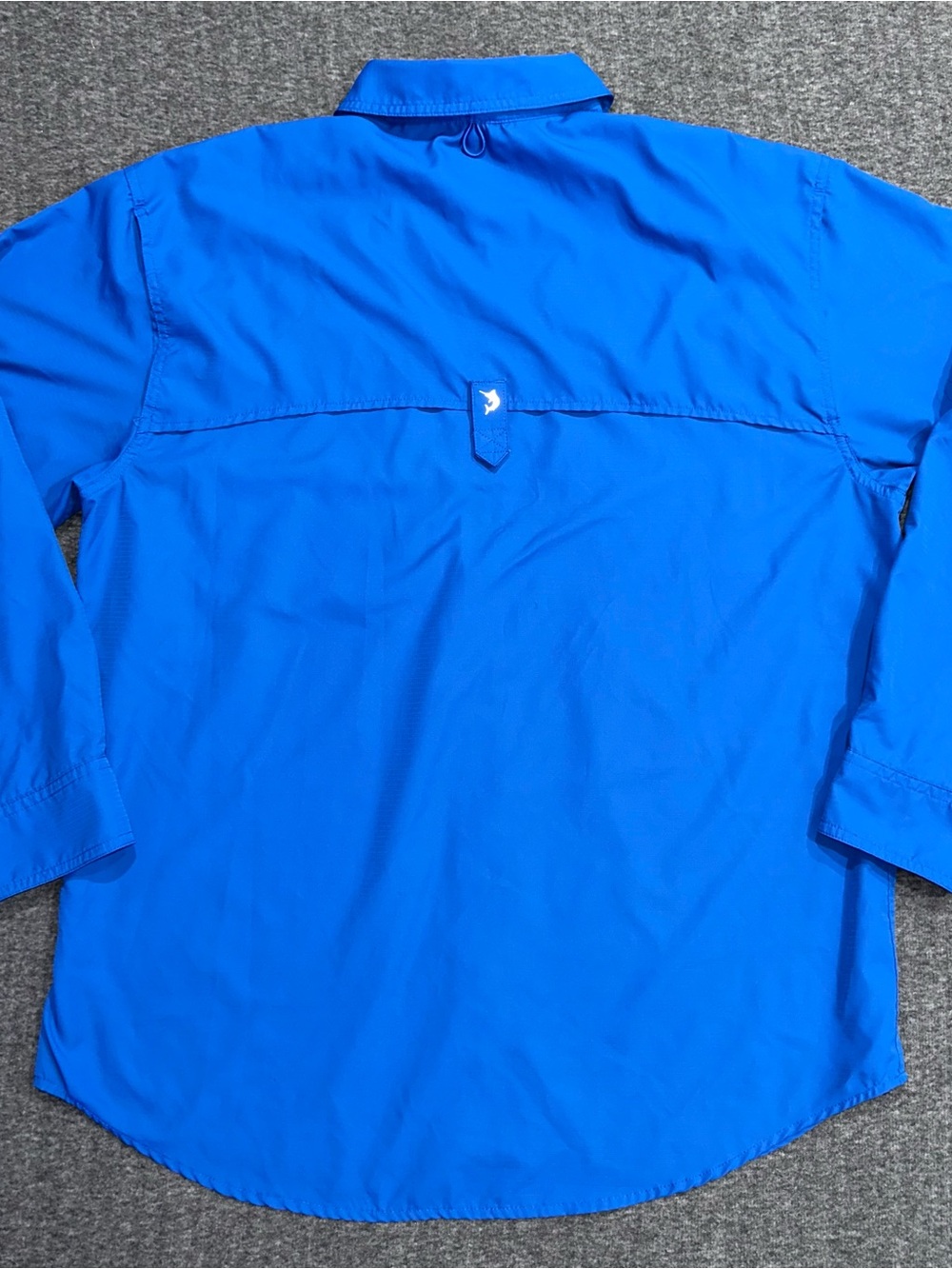 Reel Legends Saltwater II Blue Fishing Shirt Mens Large Long Sleeve Vented - Picture 7 of 7